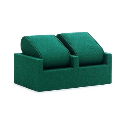 Premium Green Metal & Microfiber Watch & Bracelet Display Stand