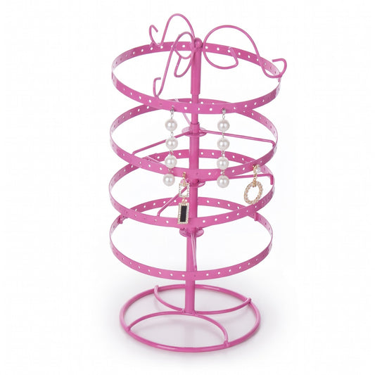 Rotating Earring Holder Jewelry Display Organizer