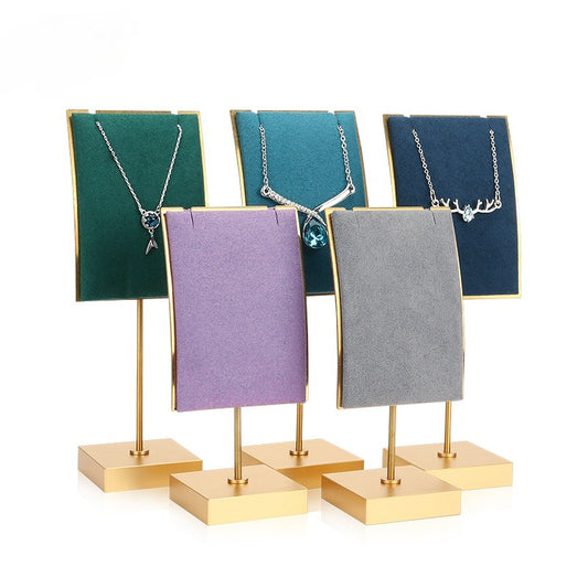Premium Metal Jewelry Display Stand for Necklaces & Pendants