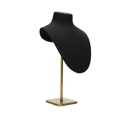 High-end Black Microfiber Jewelry Display Stand