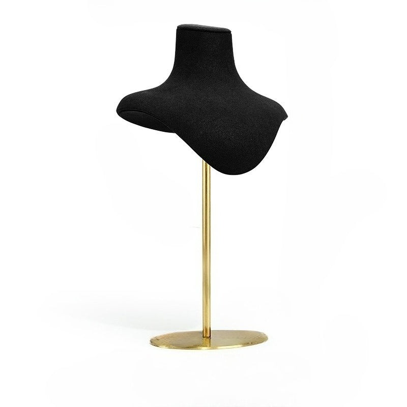 Black Microfiber Jewelry Display Stand for Earrings & Bracelets | High-End Retail Display