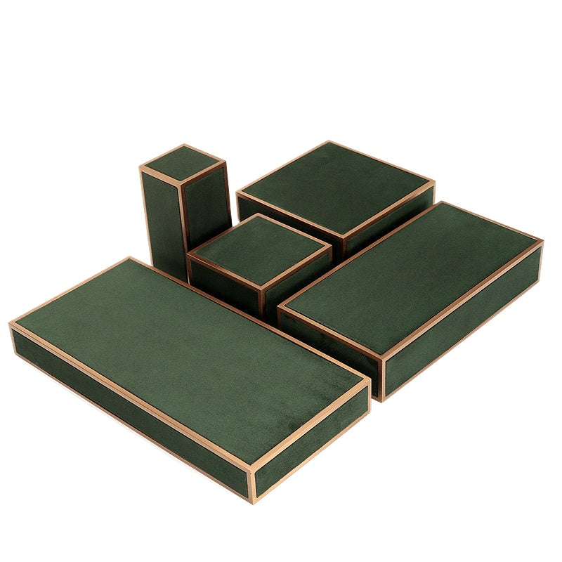 Luxury Metal Jewelry Display Stand for Rings & Necklaces