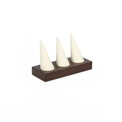 Wooden Ring Display Holder for Jewelry Store Retail & Boutique Showcase
