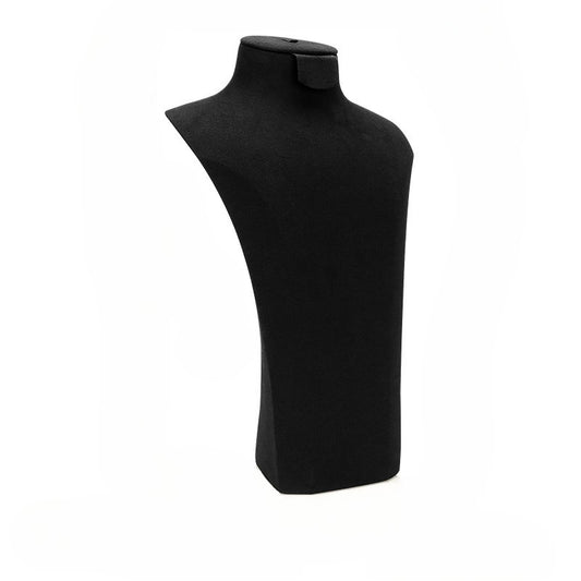 North America Black Microfiber Mannequin Jewelry Display Stand