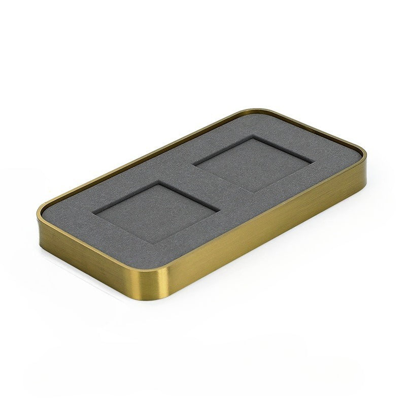 Premium Multi-Slot Metal Watch & Bracelet Display Stand