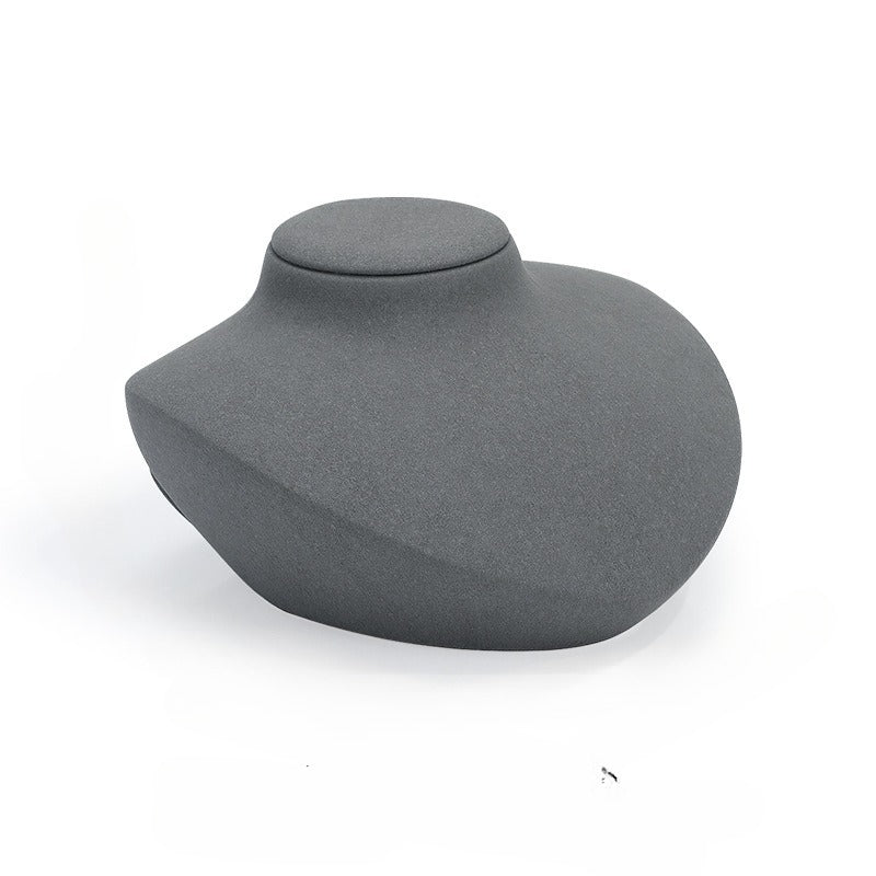 Microfiber Mannequin Necklace & Pendant Display Stand for Live Streaming