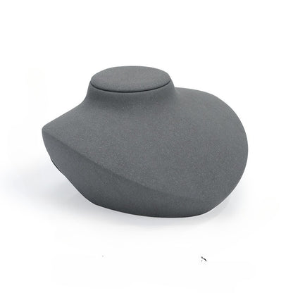 Microfiber Mannequin Necklace & Pendant Display Stand for Live Streaming