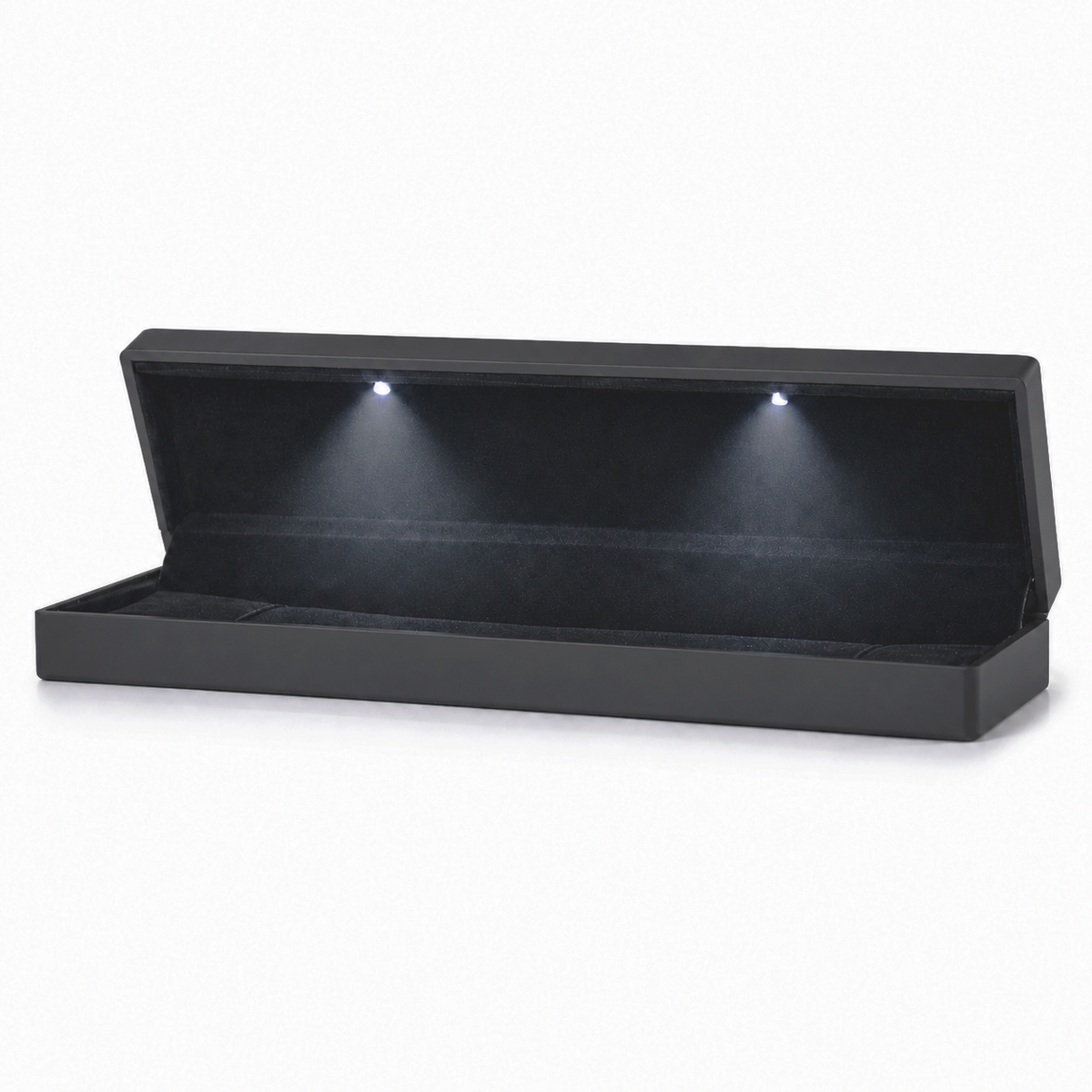 bracelet box - 12Pcs Black Bracelet Box LB56BR-BK-12Pcs front view