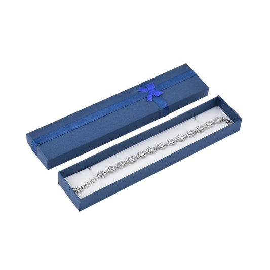 bracelet box - 12pcs Blue Bracelet Boxes B10-82-B front view