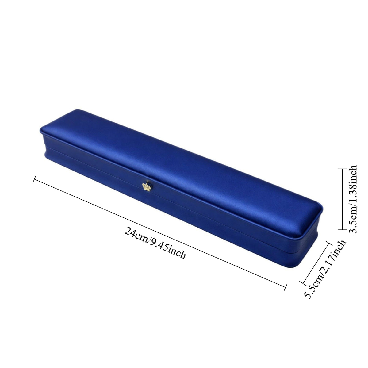 bracelet box - 12 Blue Bracelet Boxes P016-B1-B W open view