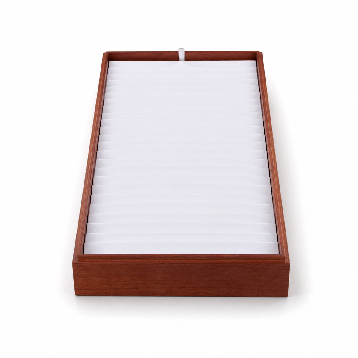 bracelet display - 24 White Wooden Bracelet Display Tray T025BR24-W product view 06
