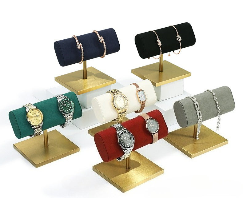 bracelet display and watch display - Metal Watch Bracelet Display Stand C02058 front view