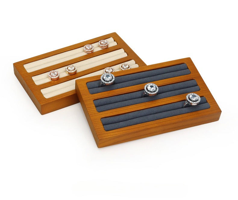 bracelet display - Wooden Wood Display Tray Rings Bracelets C00833 product view 11