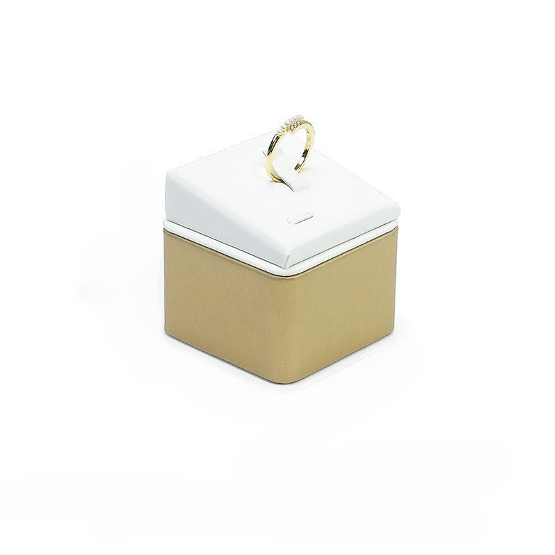 Leather Ring Display Stand, Premium Jewelry Ring Holder for Live Sales