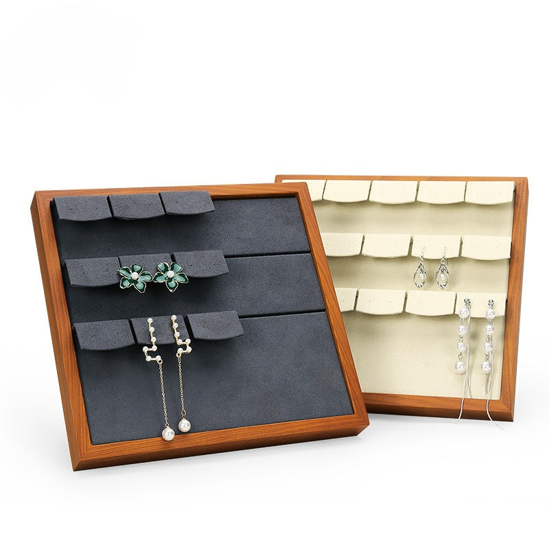 Solid Wood Vertical Earring Display Stand