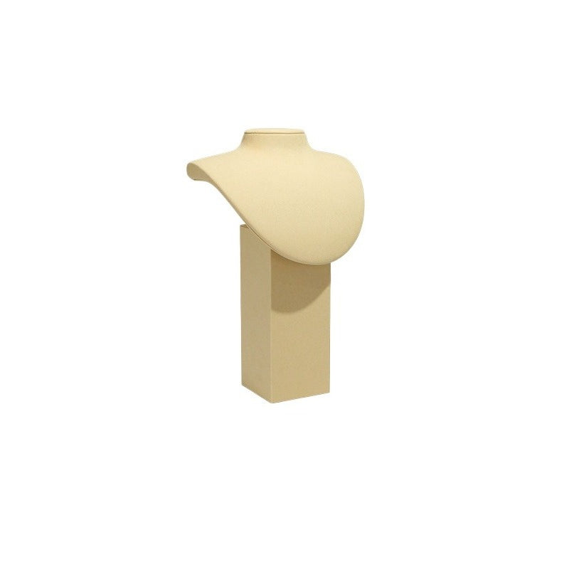 Luxury Microfiber Jewelry Display Mannequin for Rings, Necklaces & Earrings