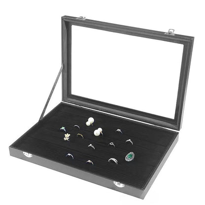 Black Jewelry Display Boxes with Window