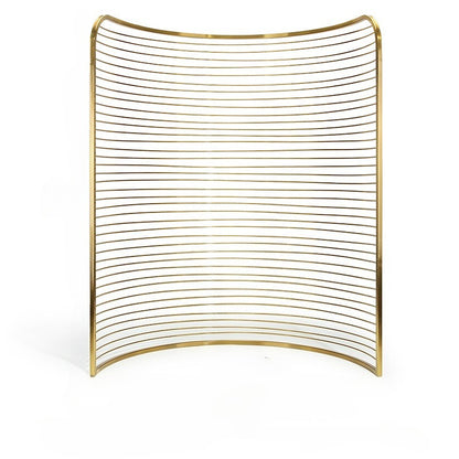 Luxury Gold Curved Jewelry Display Stand - Velvet Necklace Earring Ring Rack