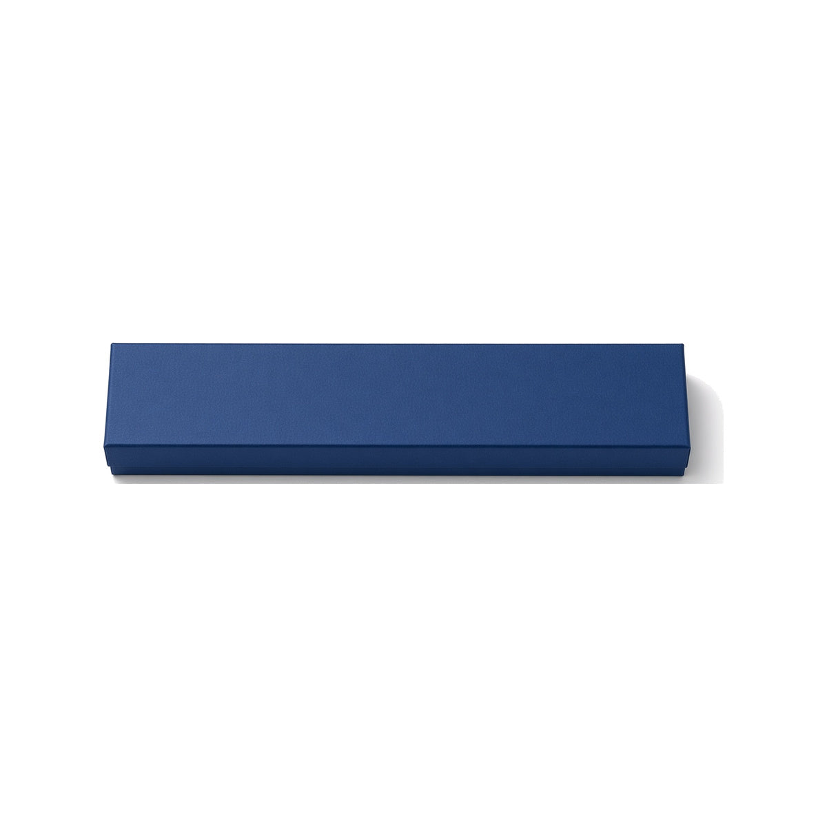 Deep navy blue custom magnetic necklace box in 22 x 5.5 x 3 cm