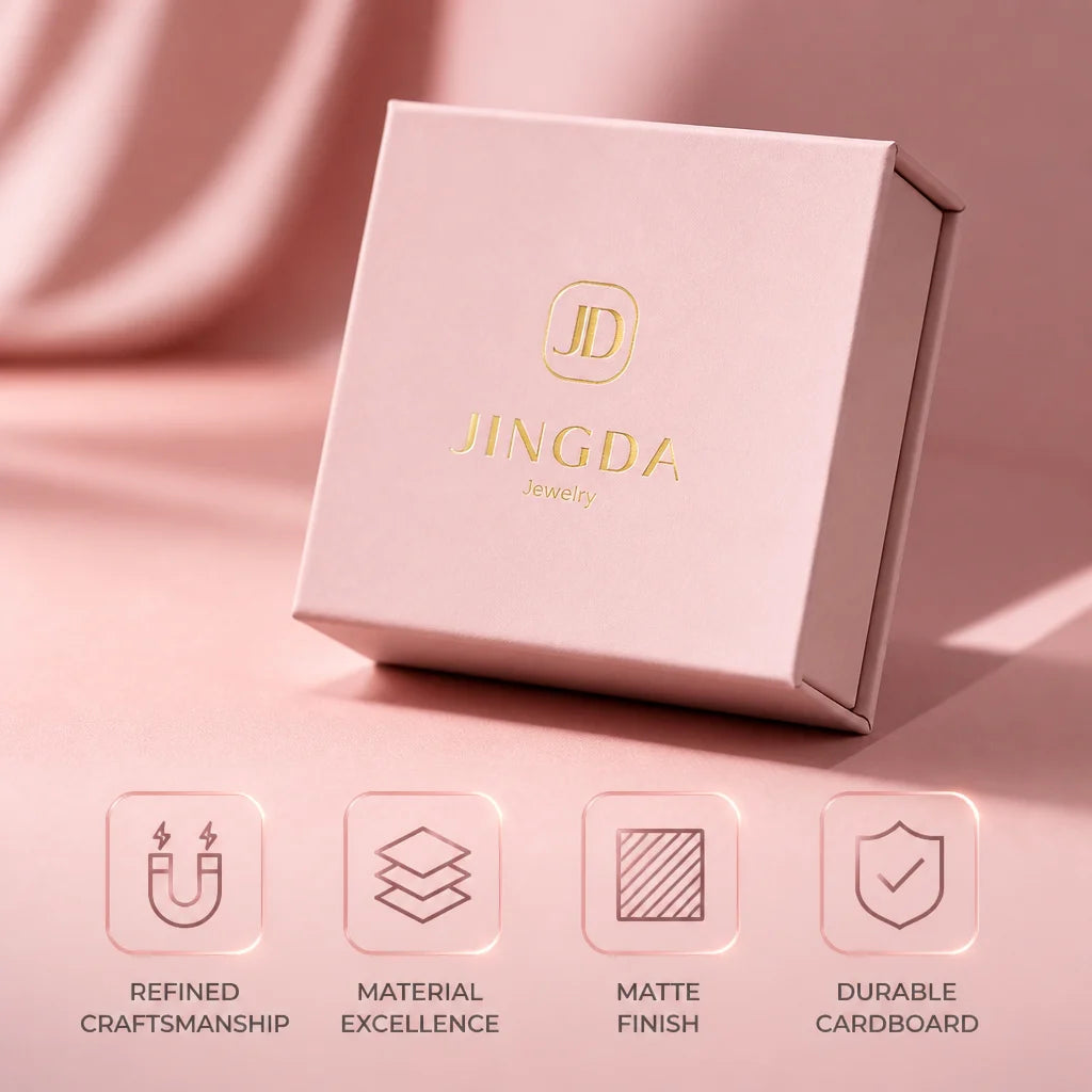 Custom magnetic paper jewelry box - view 5
