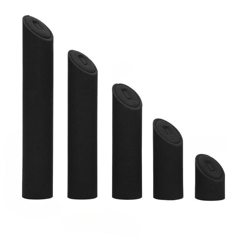 High-end Black Microfiber Jewelry Display Stand
