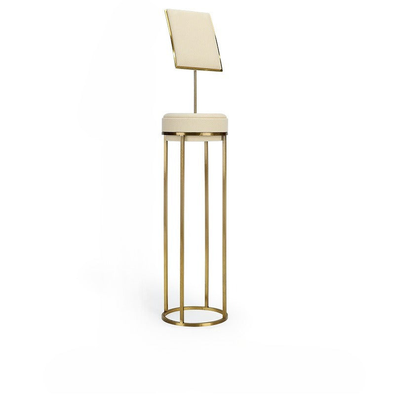 Metal & Microfiber Mannequin Display Stand for Necklaces, Earrings and Pendants
