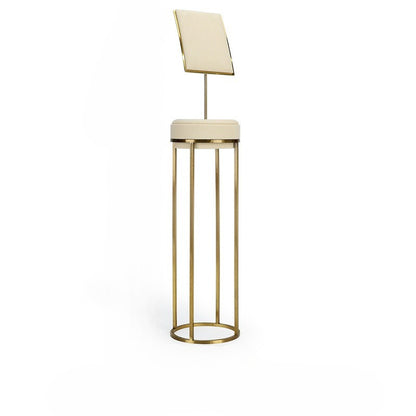 Metal & Microfiber Mannequin Display Stand for Necklaces, Earrings and Pendants