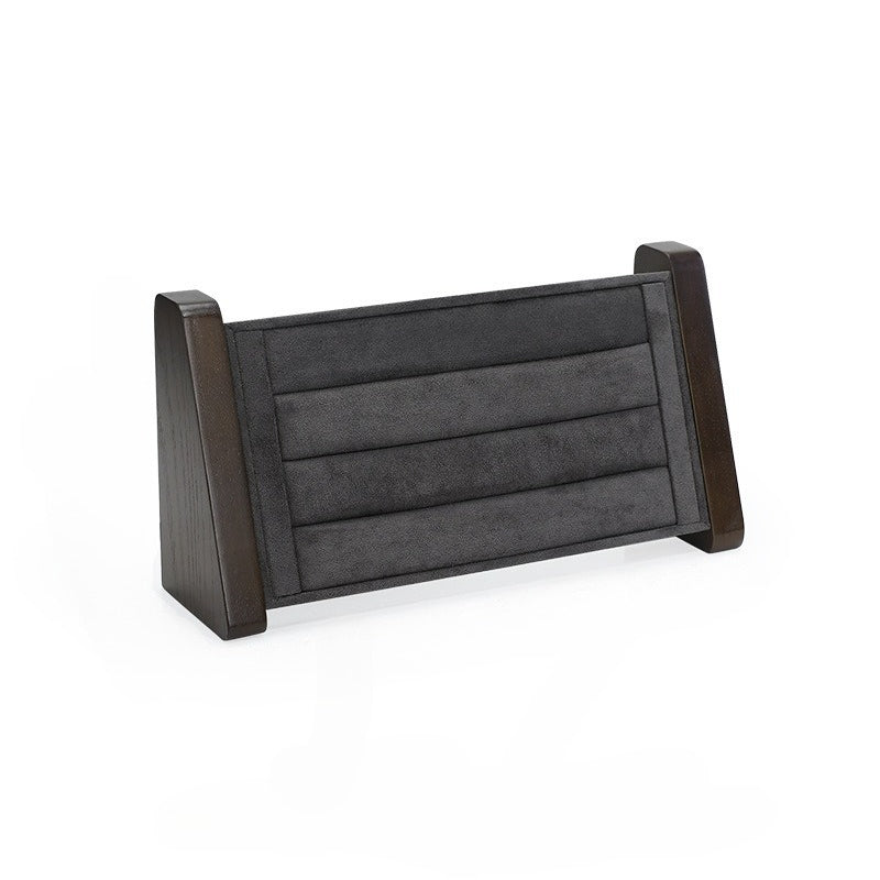2-Way Wooden Ring Display Stand Vertical & Horizontal