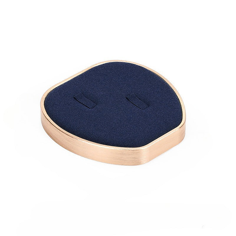 New Royal Blue Microfiber & Metal Jewelry Display Stand for Necklaces, Rings and Pendants