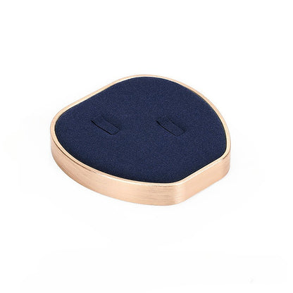 New Royal Blue Microfiber & Metal Jewelry Display Stand for Necklaces, Rings and Pendants
