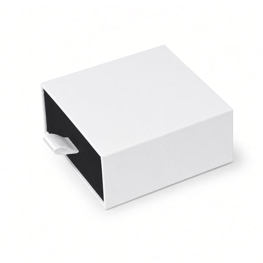 Black drawer box jewelry for rings, earrings, studs, pendants and compact necklaces — product view 5.