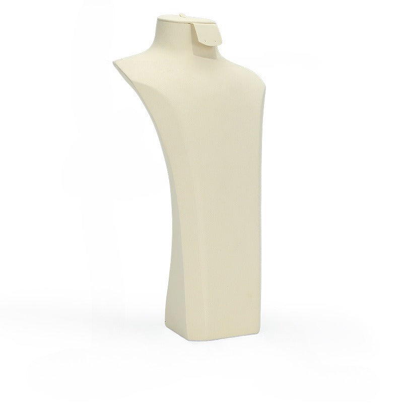 Microfiber Mannequin Jewelry Display Bust for Earrings Necklaces Rings
