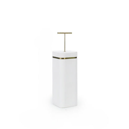 Luxury Velvet Leather & Lacquered Jewelry Display Stand for Earrings Necklaces