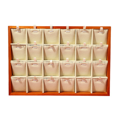 Solid Wood Jewelry Display Tray for Pendants & Organizer