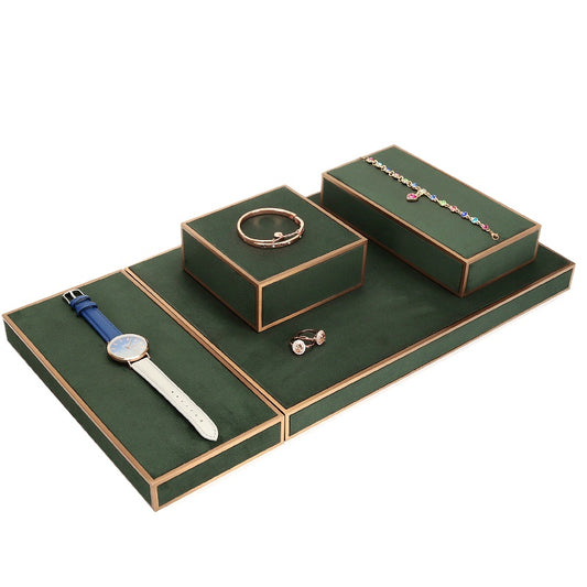 Luxury Metal Jewelry Display Stand for Rings & Necklaces