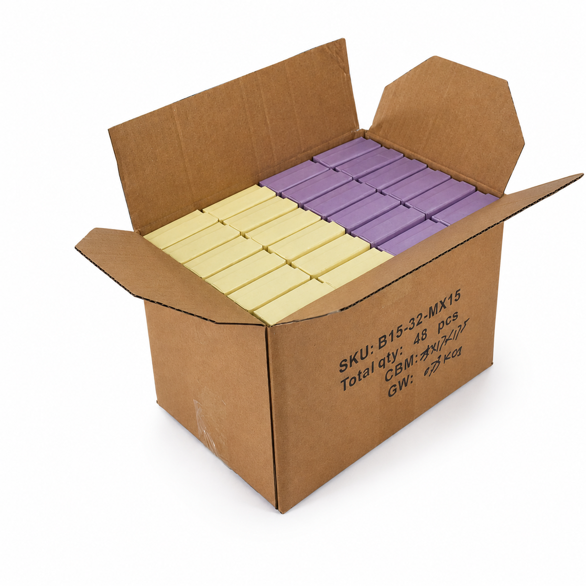 earring box and pendant box - 48 Cotton Pendant Earring Boxes B1532-MX15 detail view