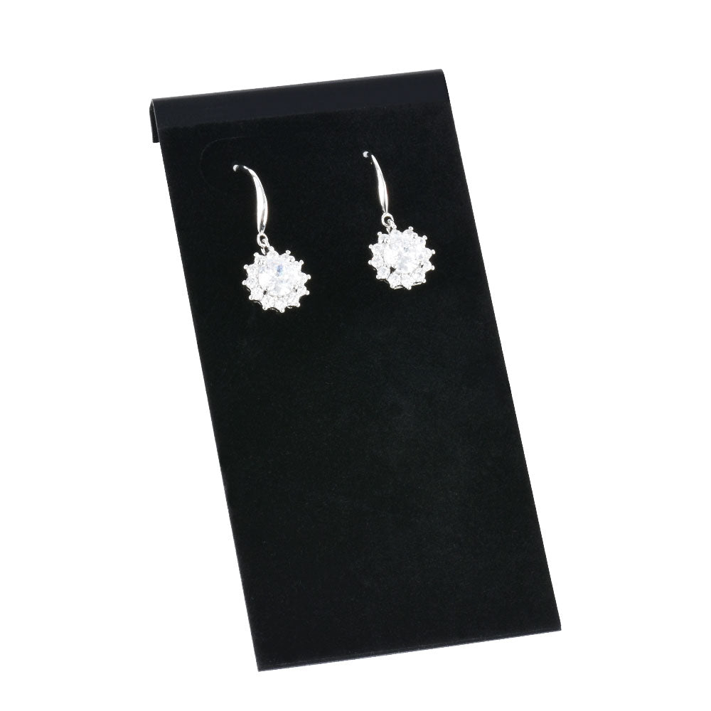 earring display - 100 Black Display Earring JC01-42-BK1 front view