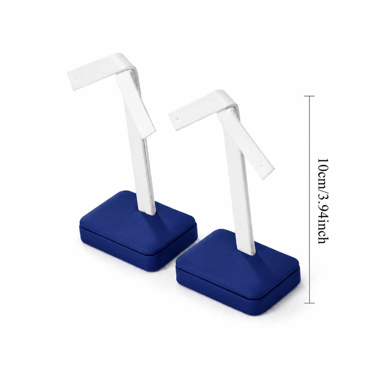 earring display - Blue White Earring Display Stand D069E-BW open view