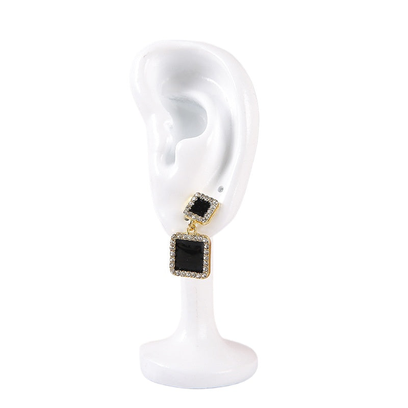 earring display - Black White Earring Display Stand Mannequin C02659 open view