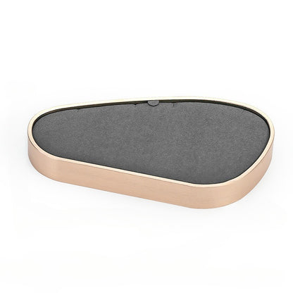 Gray Microfiber Jewelry Display Stand for Necklaces & Rings