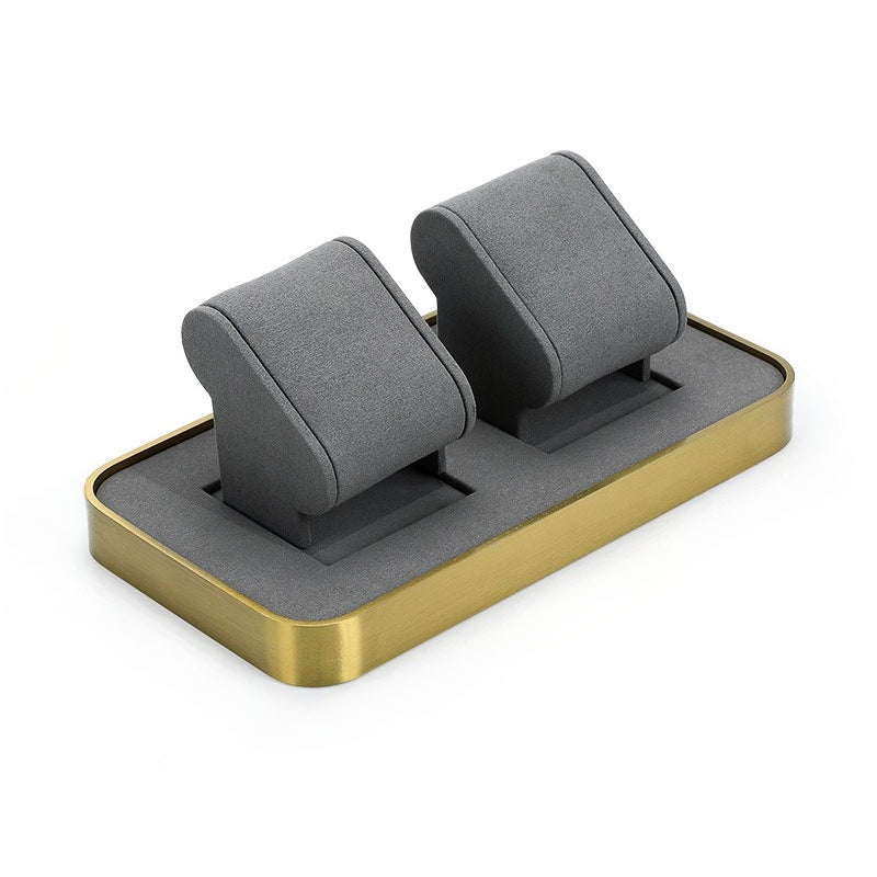 Premium Multi-Slot Metal Watch & Bracelet Display Stand