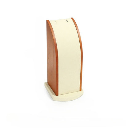 Solid Wood Curved Necklace Display Stand