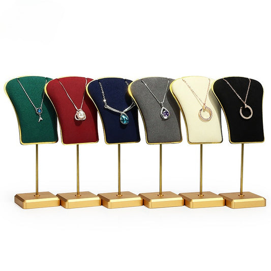 Microfiber Vertical Necklace & Pendant Display Stand