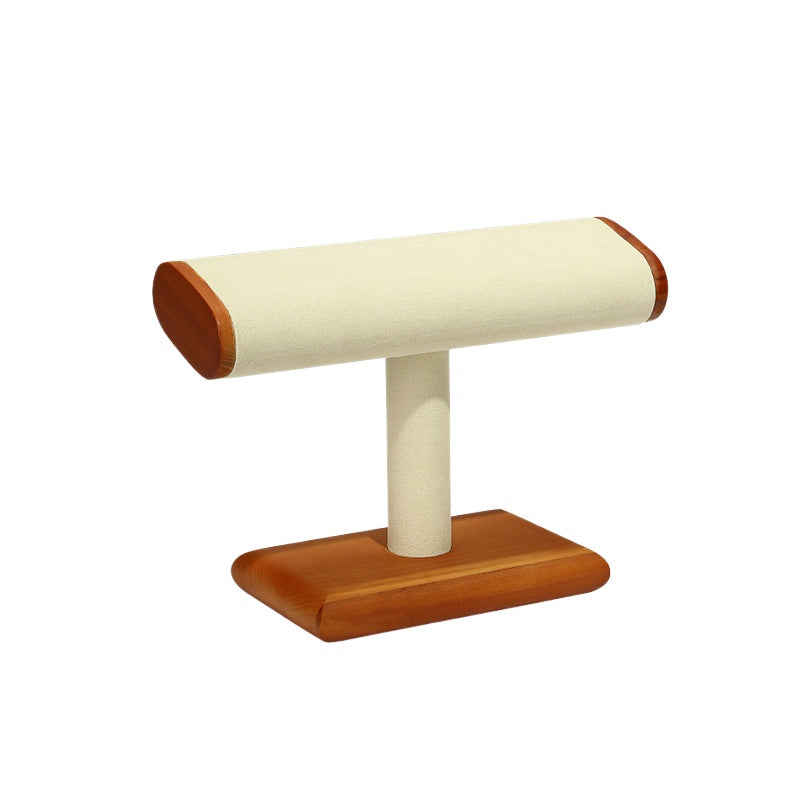New Solid Wood Jewelry Display Stand | Bracelet & Bangle Organizer for Counter & Live Streaming