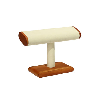 New Solid Wood Jewelry Display Stand | Bracelet & Bangle Organizer for Counter & Live Streaming