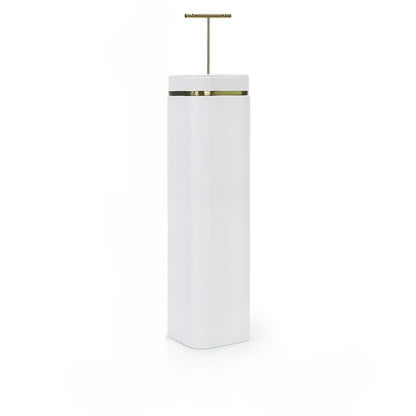 Luxury Velvet Leather & Lacquered Jewelry Display Stand for Earrings Necklaces