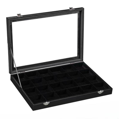 Black Jewelry Display Boxes with Window