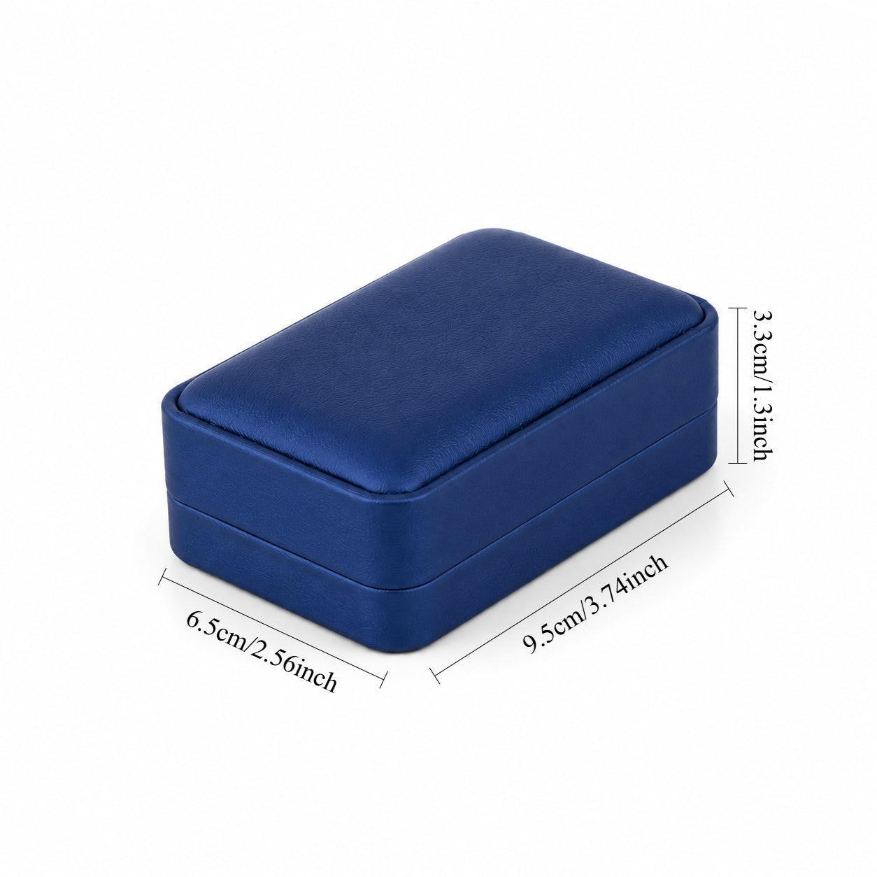 Blue PU Leather Necklace Box