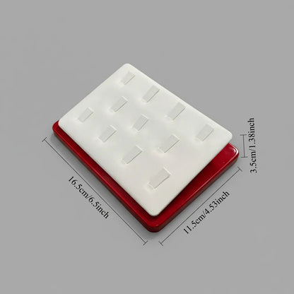 Bandeja de exhibición de reloj de pulsera gris