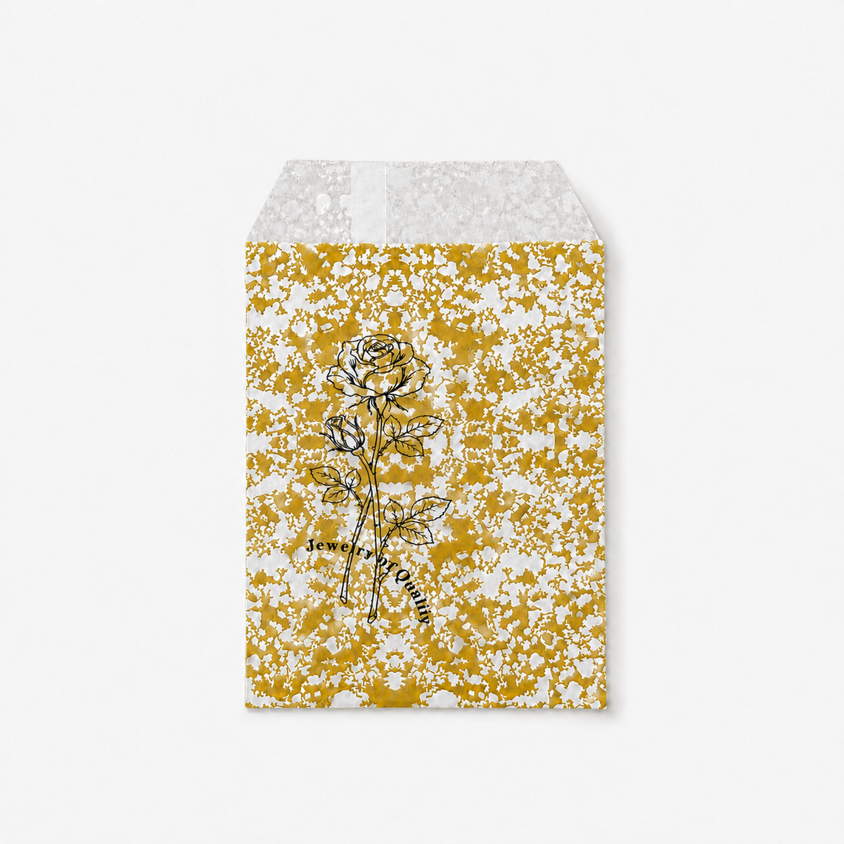 jewelry bag - 100 Gold Envelopes EN117 front view